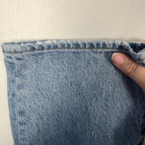 Denim Forum The Marlo High Rise Loose Jeans Size 23 30L light wash - Picture 9 of 9